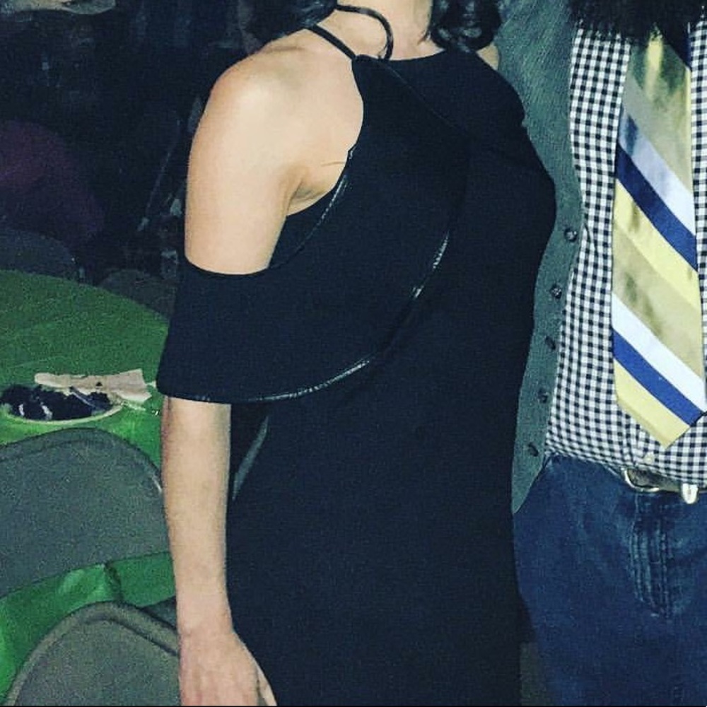 Cold Shoulder Little Black Dress